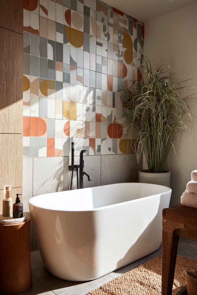 Wall decals in bathroom wall decor ideas for easy and removable styling
